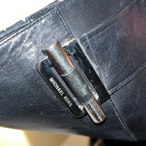 Michael Kors Black Riding Boots, Size 7 (small fit) - Picture 2 of 8